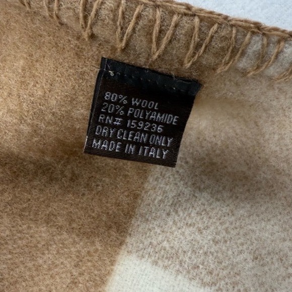 J. McLaughlin Leti Open Front Poncho Oatmeal/Off White NWT Cozy Wool Italian - Picture 3 of 6